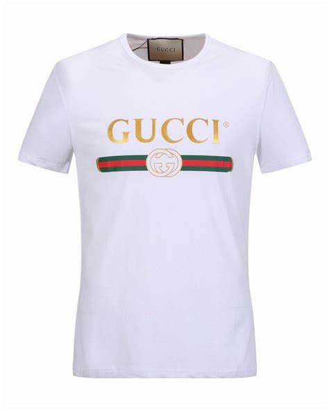 camiseta blanca gucci|Camisas de Hombre .